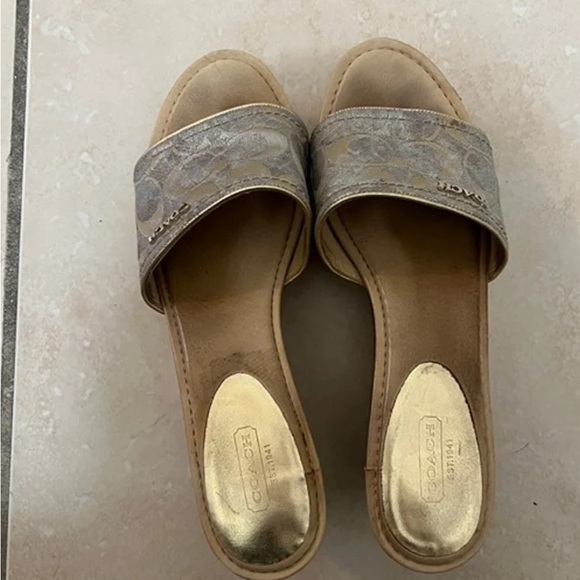 Coach wedge sandals size 11 - Picture 2 of 4